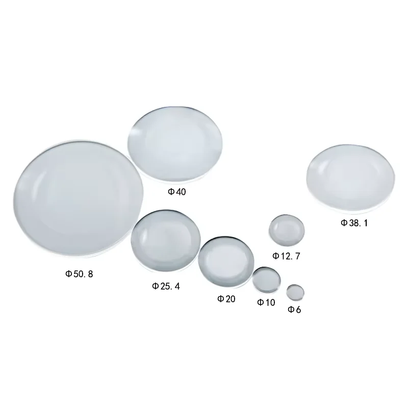Película antirreflectante de fluoruro de magnesio monocapa biconvexa H-K9