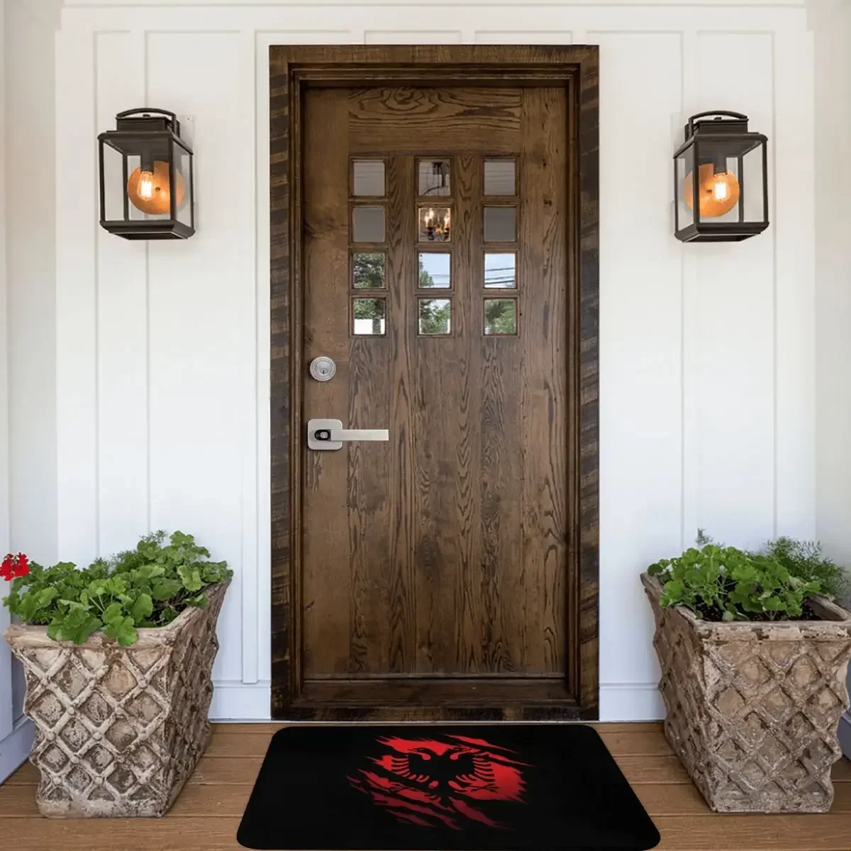 الرياضة المضادة للانزلاق البساط ممسحة المطبخ حصيرة ممزق الألبانية شرفة السجاد مدخل الباب ديكور #4