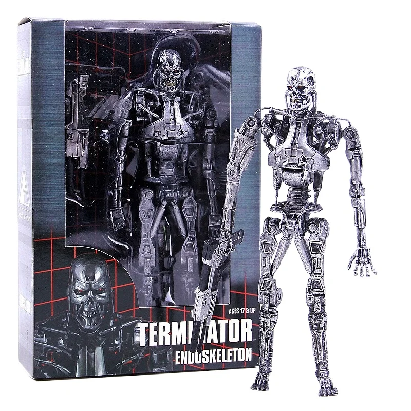 Terminator series T-800 skeleton Movie version 7inch Movable Action Figure Collectible Model Toy gifts