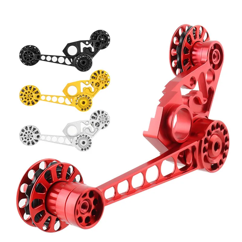 Folding Bike Chain Tensioner Stabilizer, Metal Chain Guide for 2/6 Speed Derailleur Internal 3 Speed Mod
