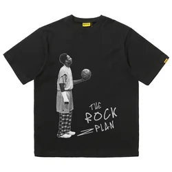 Rock Project To Kobe maglietta da basket Vintage retrò americana a maniche corte girocollo t-Shirt Casual Comfort da uomo e da donna Y2K