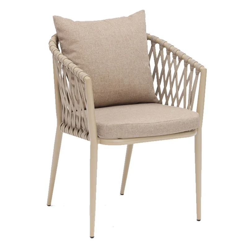 

Outdoor Tables and Chairs Nordic Pull Rope Creative Waterproof Advanced Outdoor Indoor Garden Waterproof Milk