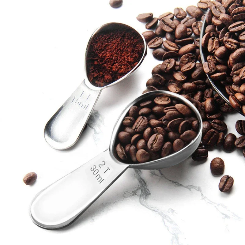

Endurance Stainless Steel Coffee Scoops & Measuring Spoons, Exact Ergonomic Tablespoon - 1 Tbsp or 2 Tbsp