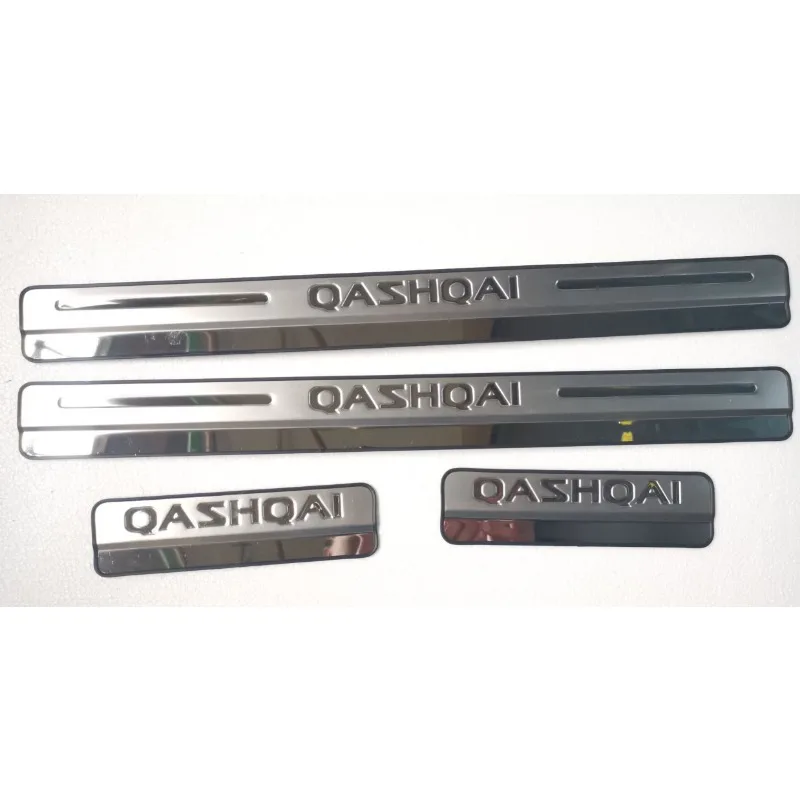 Car Styling stainless steel Car door   cover outside door sill plate For Nissan Qashqai j11 j10 2008 2009-2016- 2020 Accessories