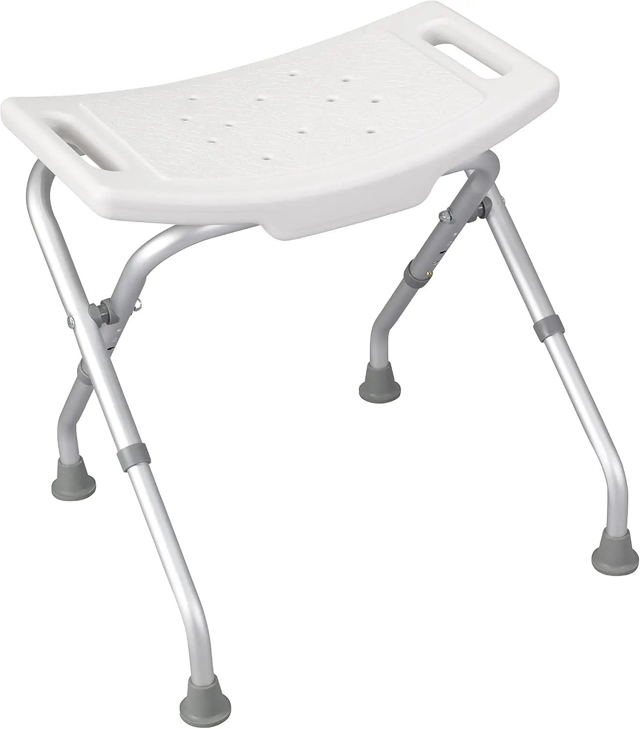 

Folding Shower Chair with Drainage Holes, Supports 300 lbs, Easy Storage