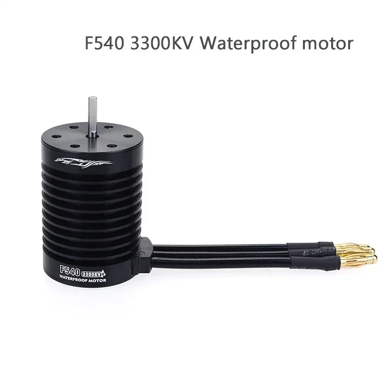 Surpass Hobby F540 3300KV 4370KV Waterproof Brushless Motor with 60A ESC Combo for 1/10 RC Car Traxxas Off-Road Wltoys