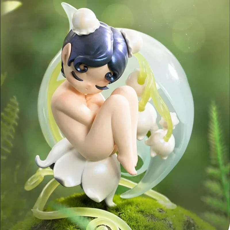 صندوق الغموض الخاص بزهرة النوم ، سلسلة روح الأقزام ، ألعاب صندوق أعمى ، شخصية أنيمي أكشن لطيفة ، هدية نموذج كاواي #6