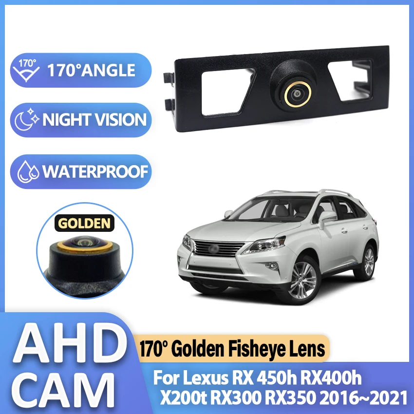 

Golden Lens Waterproof Night Vision CCD Car Front View Logo Parking Camera For Lexus RX 450h RX400h X200t RX300 RX350 2016~2021