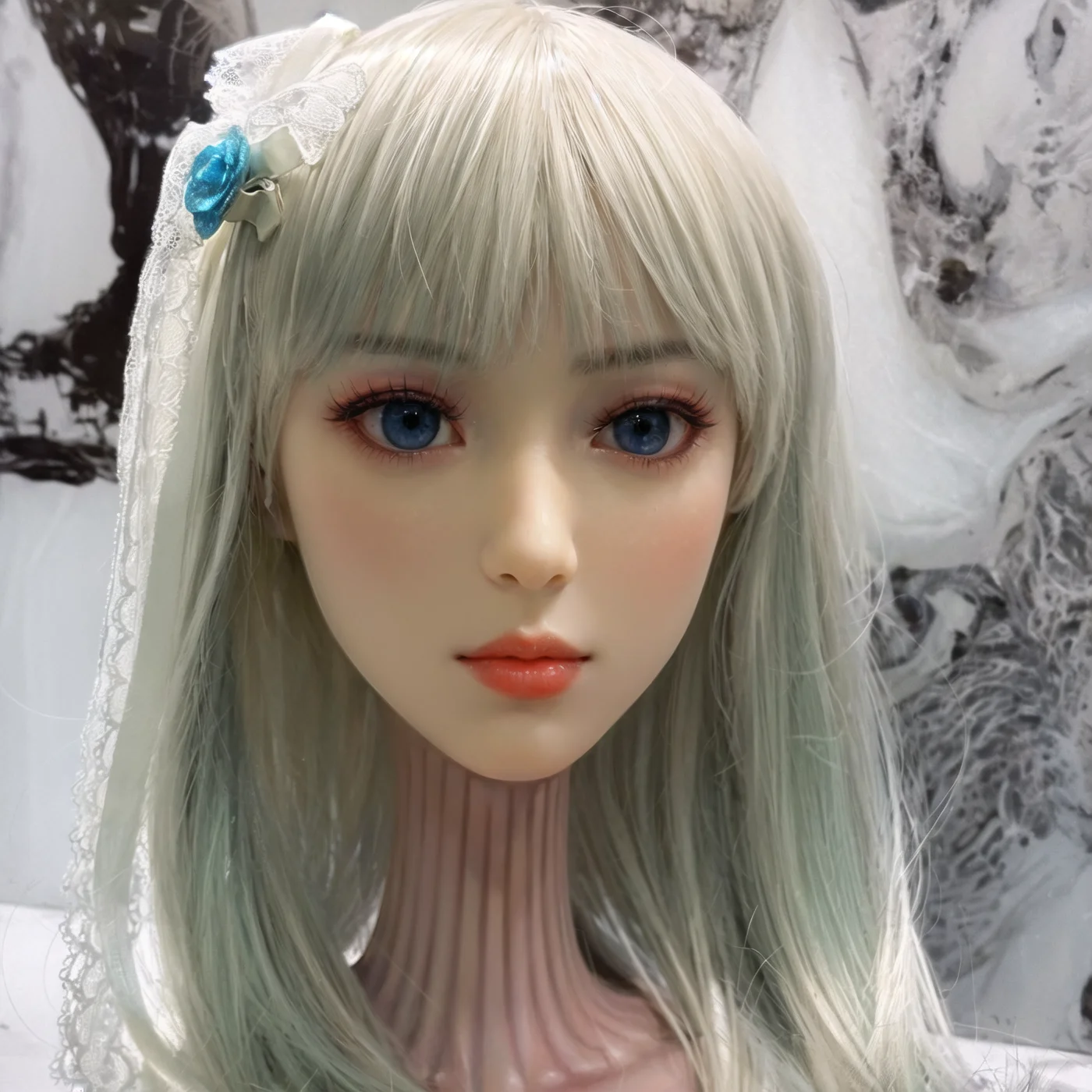 

Укладка волос для персонажей аниме, случайная отправка шиньона, демонстрирующая модель женской головы, материал TPE, ограниченное издание, подарок, мягкий