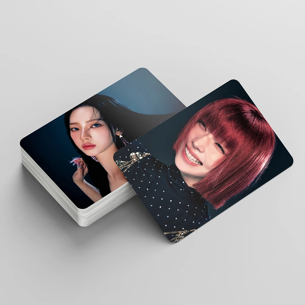 Kpop Novo Álbum Lomo Cartões, HD Photocards, Meninas Cartão Foto para Coleção, Fãs Presente, 55Pcs por Conjunto