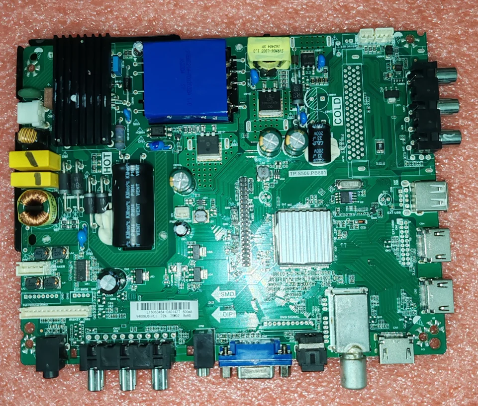 TP.S506.PB801  Three in one TV motherboard tested well Two specifications are checked and photos are sent for shipment