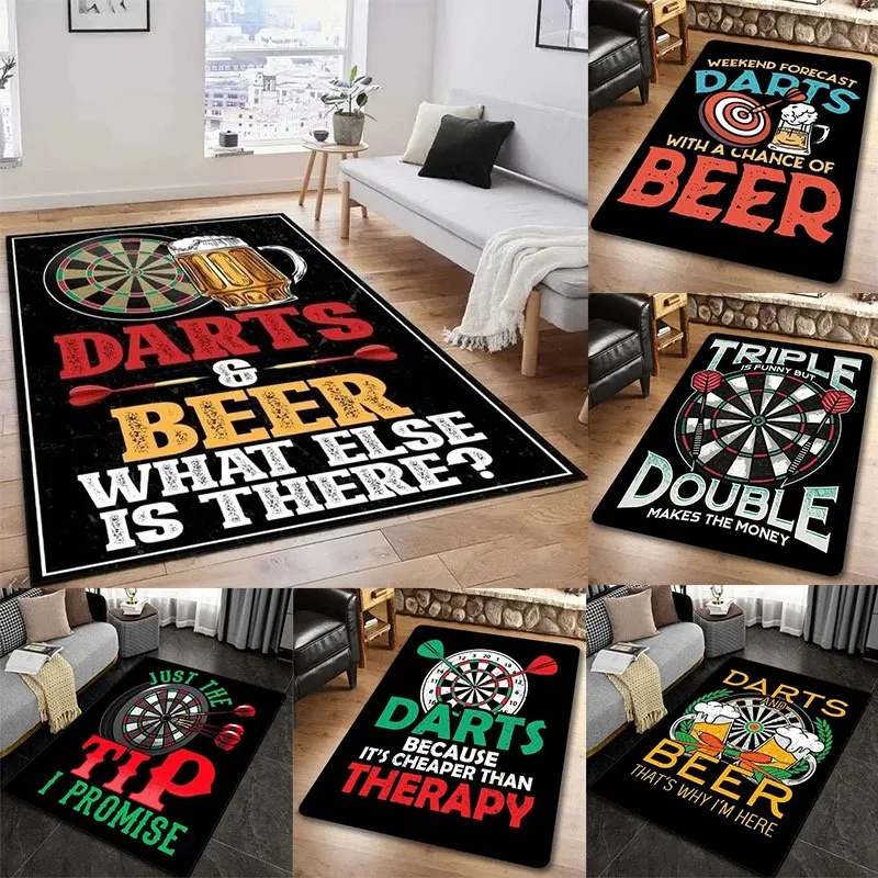 

Игровая комната Дартс Ковер для гостиной Спальня Украшения Диван Стол Большие коврики Игровая комната Напольный коврик Цель Alfombra