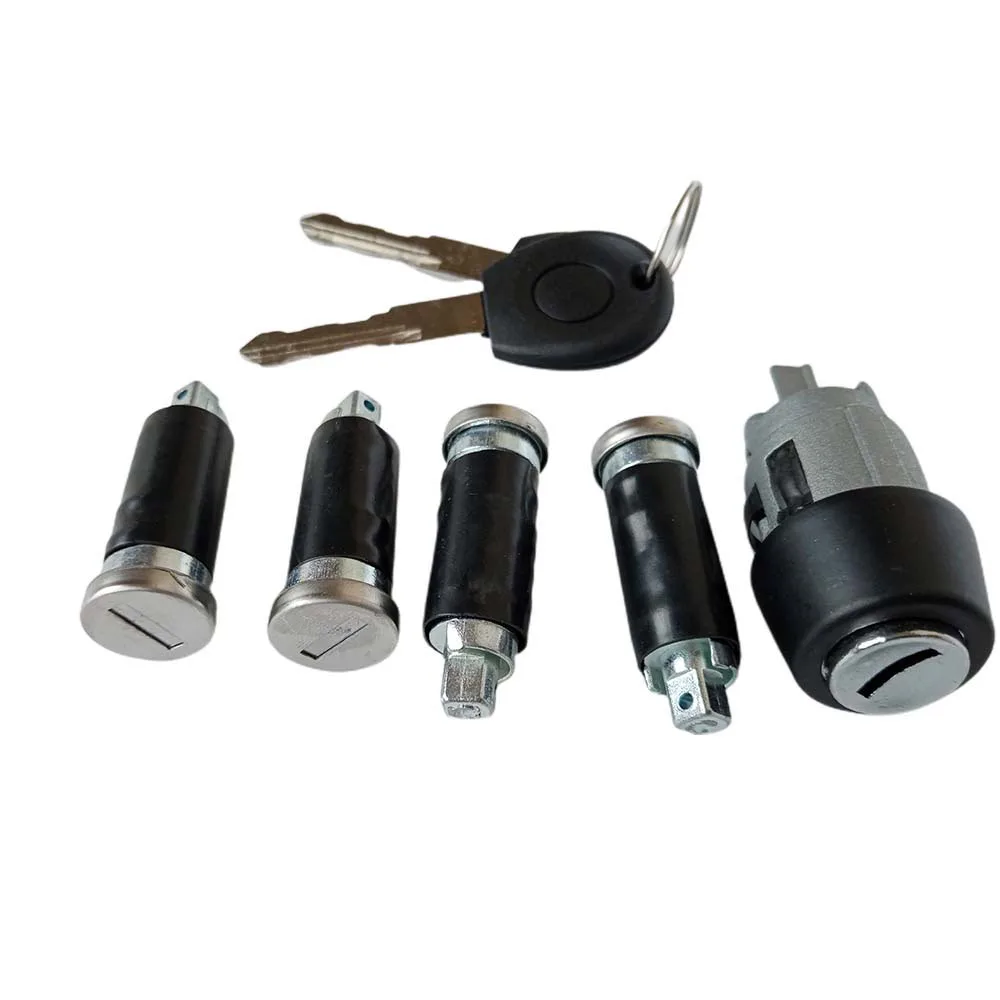701837205 357905855B Für VW Transporter T4 1990-2003 Neuer Zündschalter und Türschloss-Set mit 2 Schlüsseln Autozubehör – Detail 8
