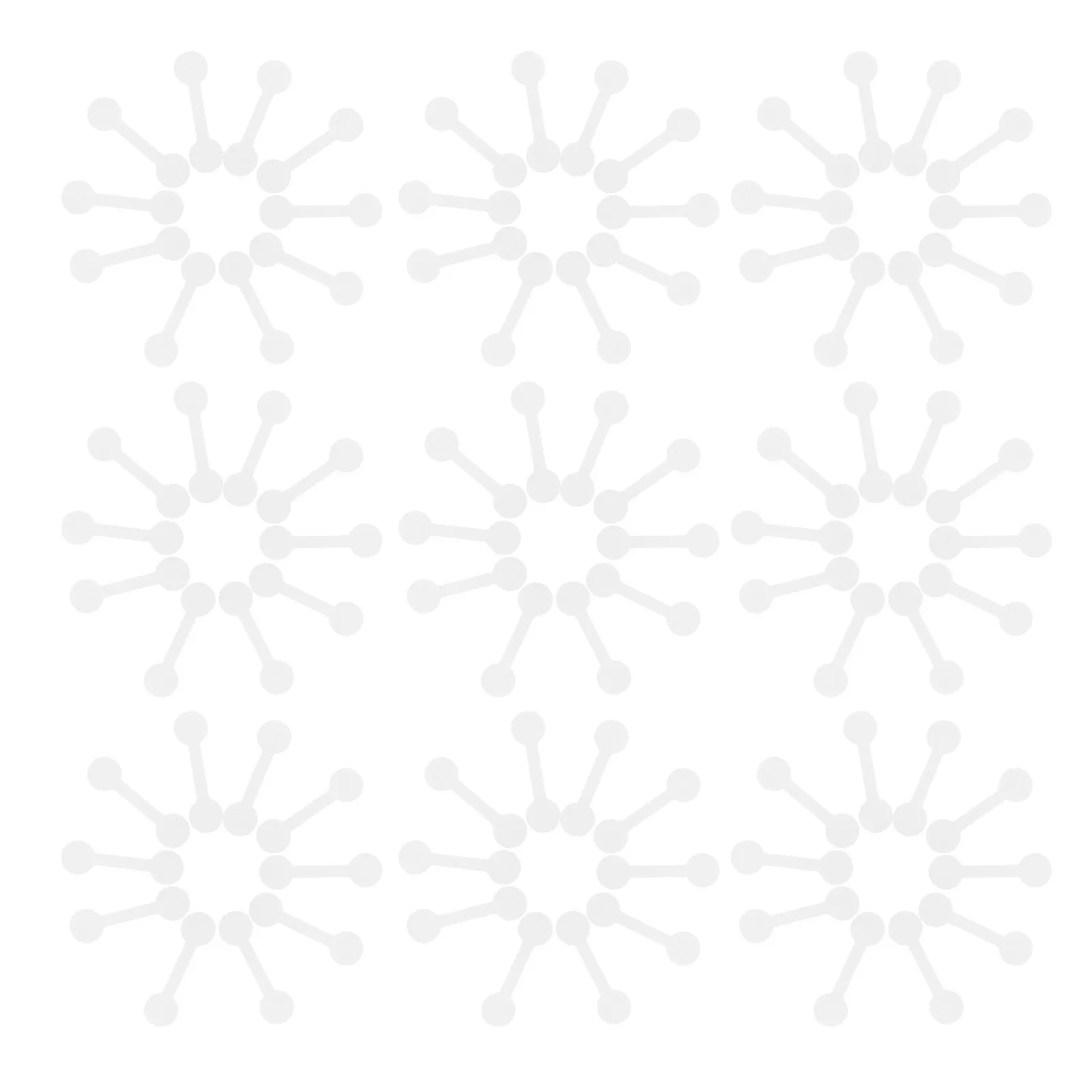 100Pcs Blank Jewelry Pricing Tags White Self Adhesive Labels for Ring Necklace Earrings Jewelry Display Label Stickers