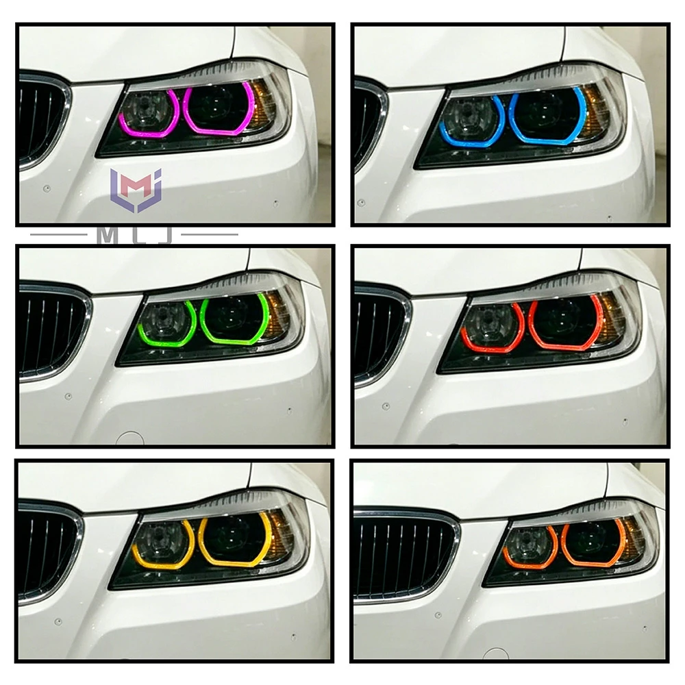 Multiple Colors RGB Modules For BMW 5 Series G30 G38 G31 G32 Low Spec 2018-2020 RGB DRL Plug and Play Phone Control By 64 Colors