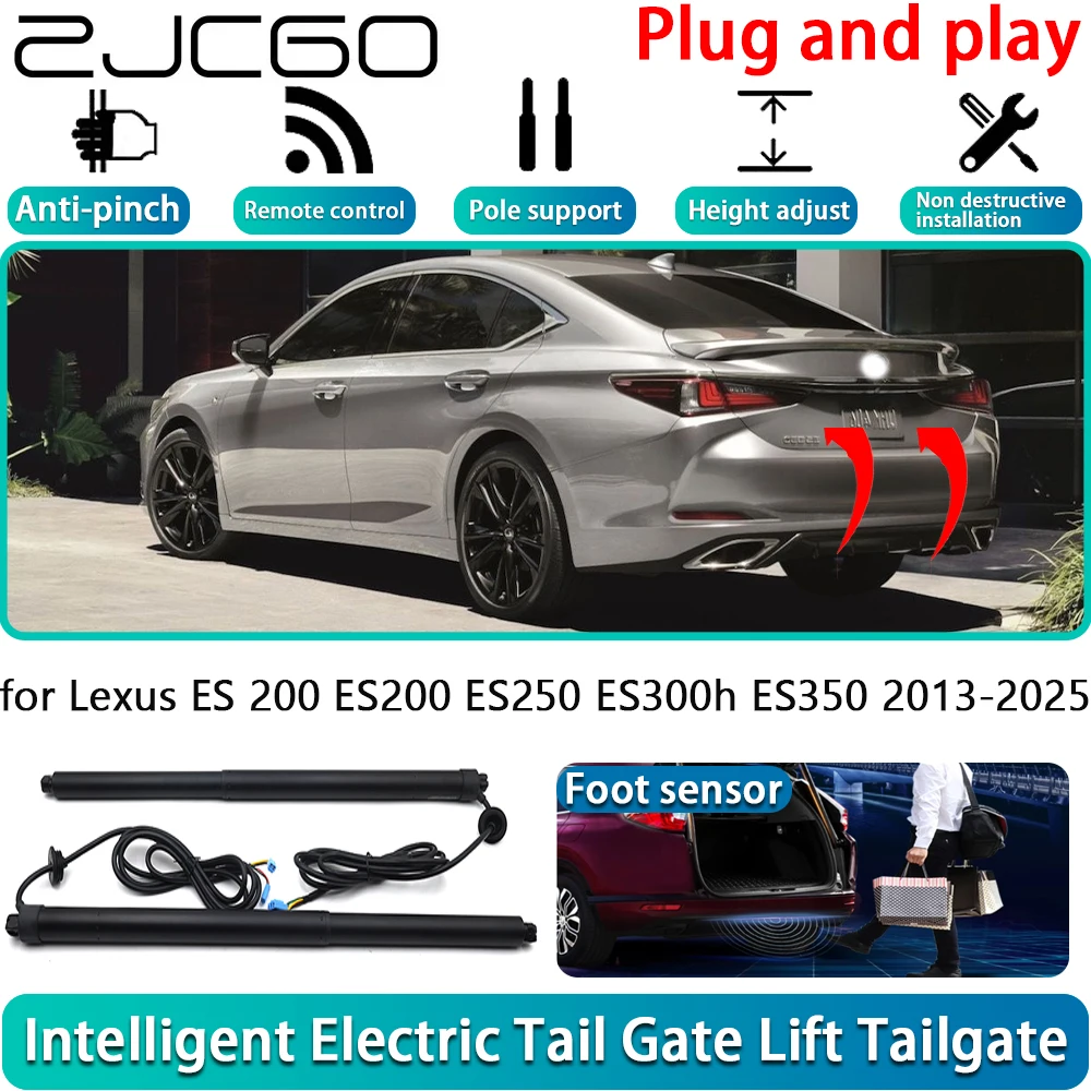 

ZJCGO for Lexus ES 200 ES200 ES250 ES300h ES350 2013-2025 Electric Powered Tailgate Power Liftgate Automatic Tailgate System