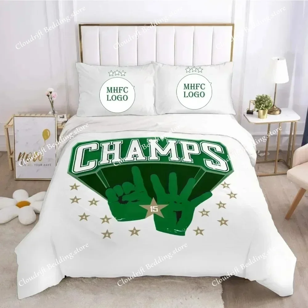 Bedding Decor 3D Print Bedding Set Israel MHFC Maccabi - Haifa Champions 15 Duvet Cover Bedroom Single Twin King Size Quilt Cove