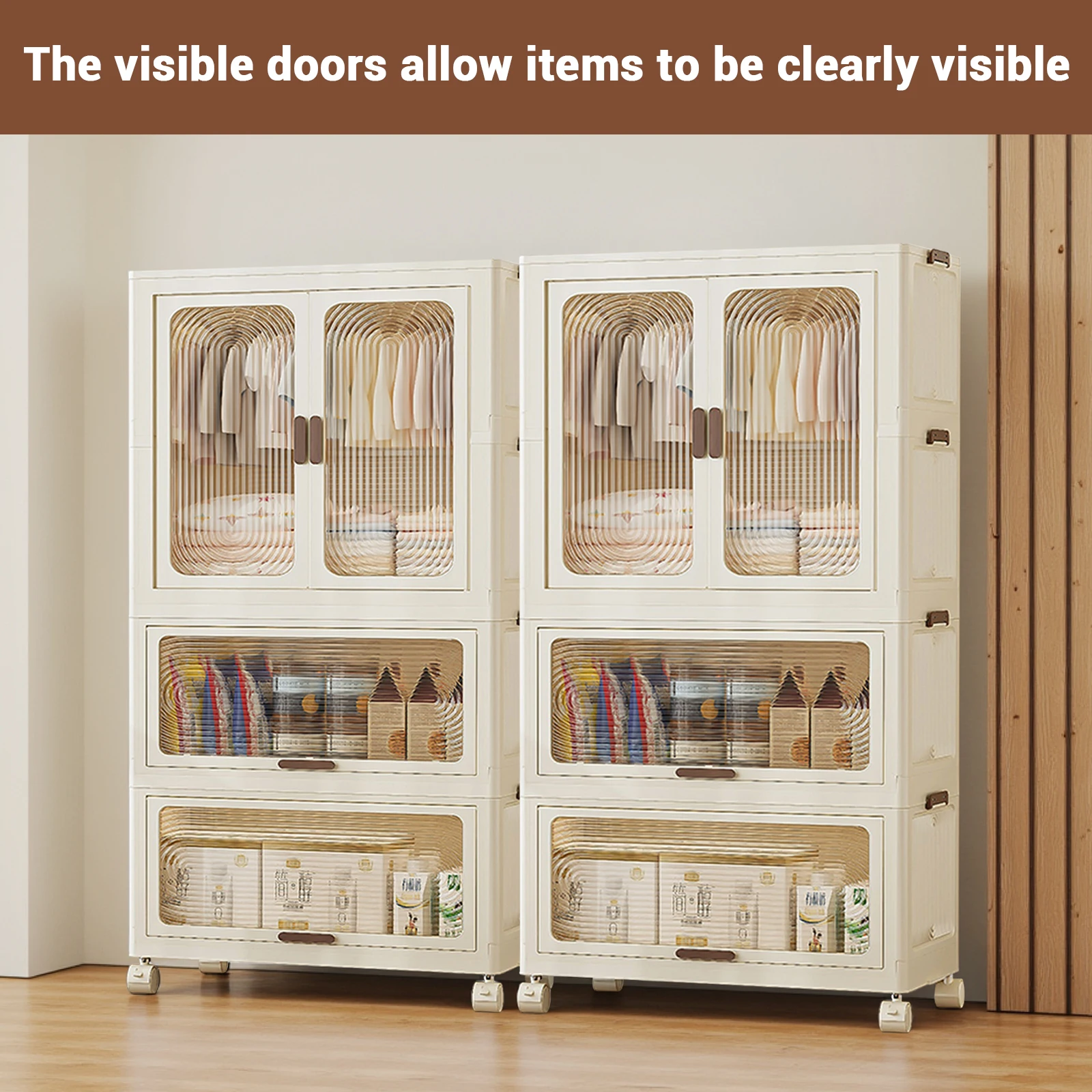 

Plastic Storage Bins with Lid Storage Containers Folding Storage Boxes Stackable Storage Bins Closet Organizers and Storage