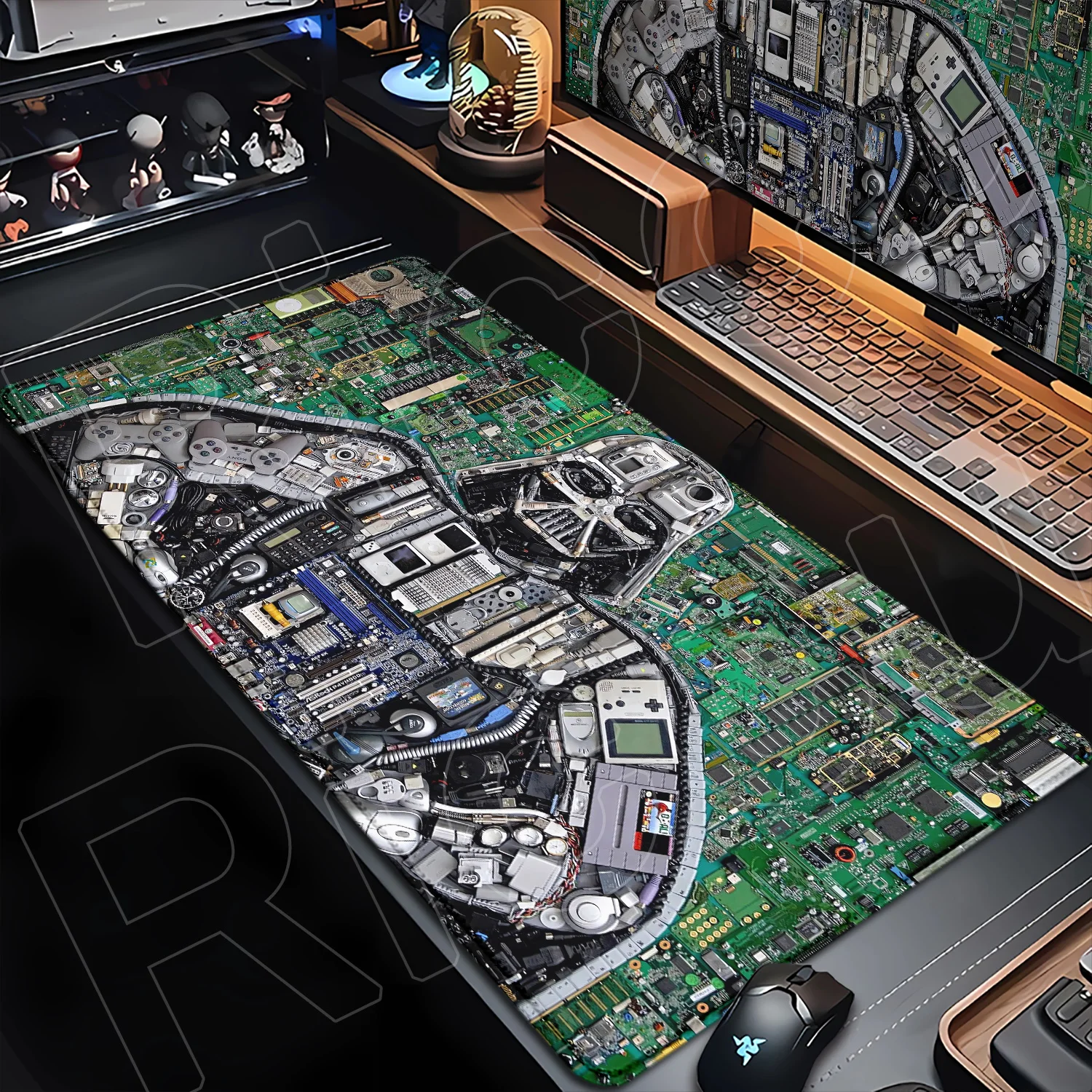 

Inside Motherboard Circuit Board Mouse Pad Large Keyboard Anti-slip 900X400 Gaming Office Desk Mat Pc Gamer Accessories Mousepad
