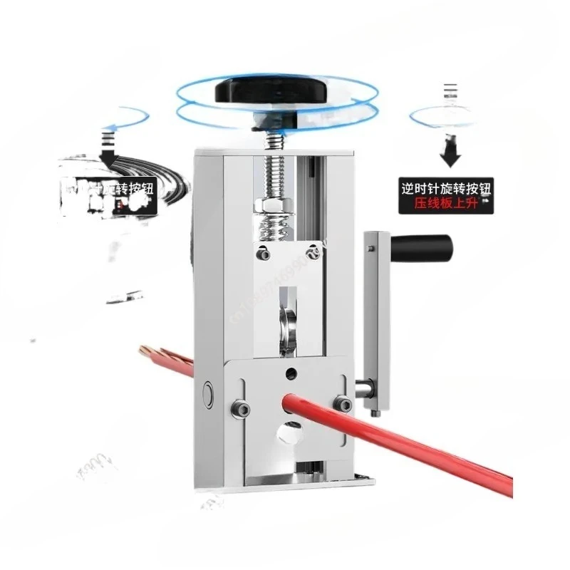 

Portable Wire Stripper Manual Wire Stripping 2-25mm Cable Electric Peeling Machine with Hand Crank Support Use with Hand Drill