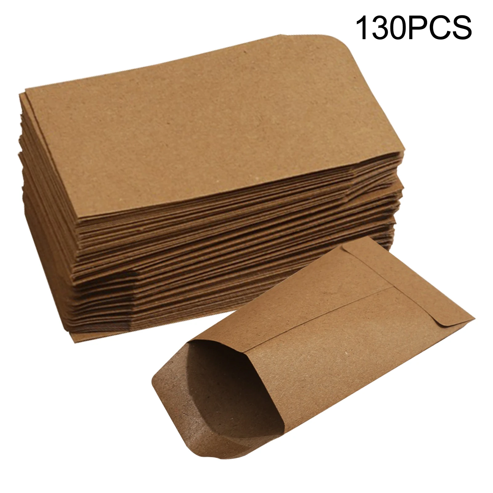 130pcs Greeting Card Daily Portable Home Office Storage Bag For Money DIY Reusable Small Storing Chinese Style Paper Envelope