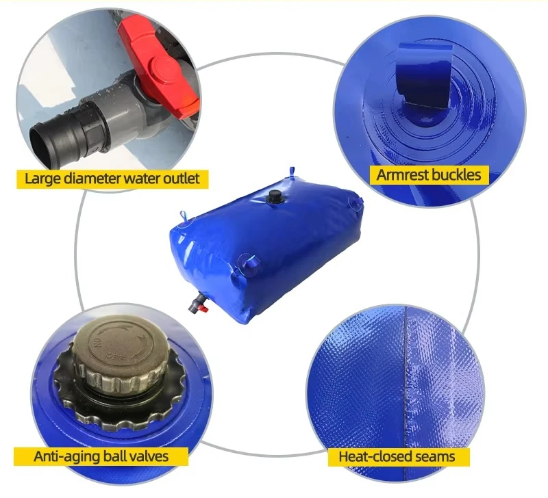 

The flexible design of the Middle East water bag is convenient for transportation and storage