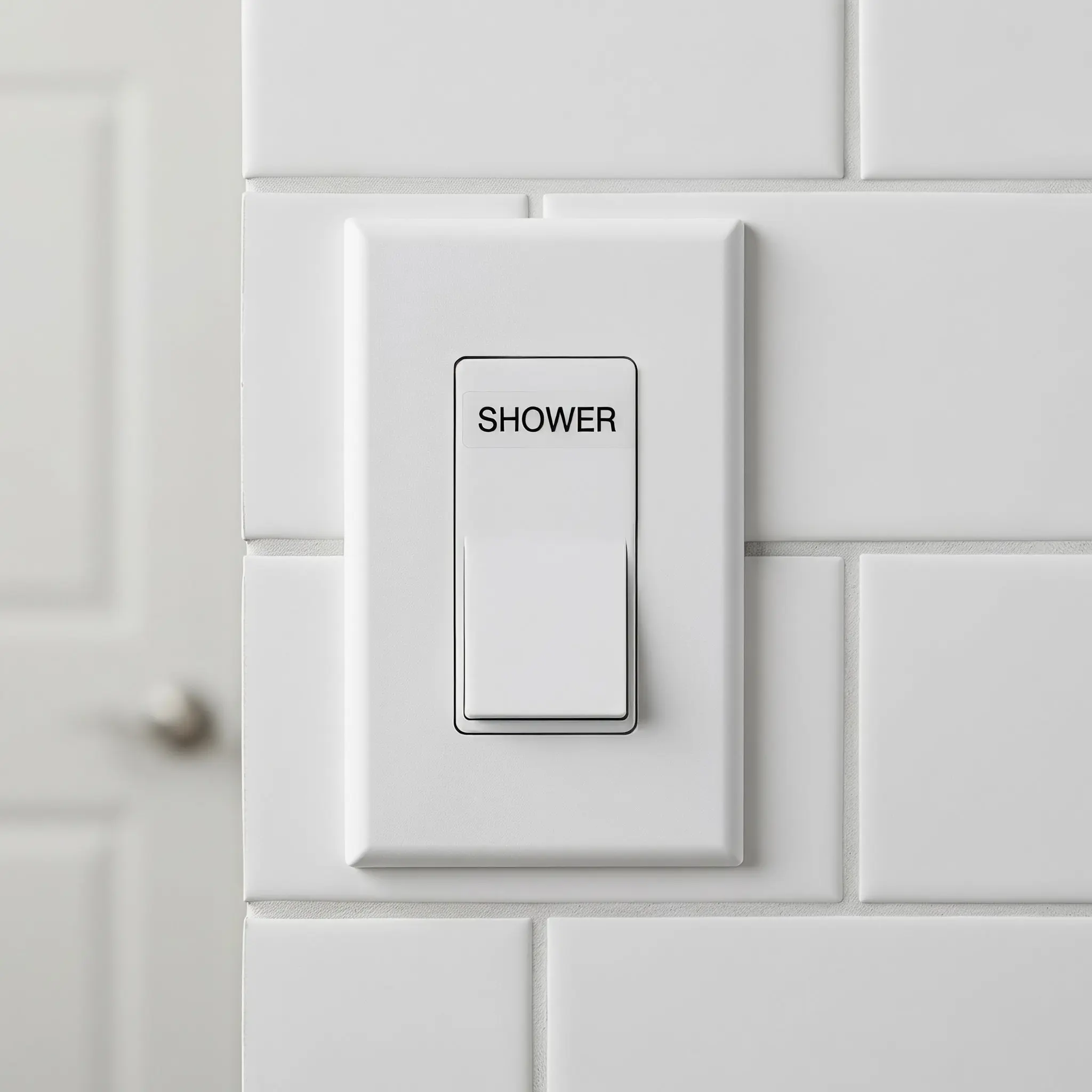 10Sheets Waterproof Transparent Light Switch Labels Clear Stickers for Light Switch Cover Plates Home Office Identification