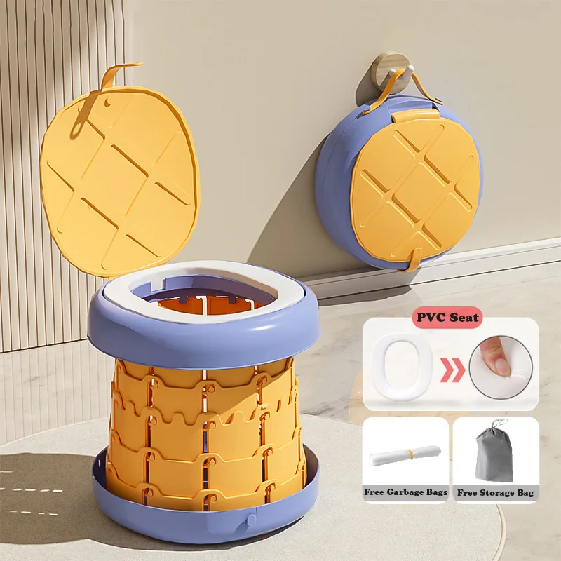 Foldable Camping Baby Potty Urinal for Children Portable Toilet Seat Infant Potty Folding Toilet Outdoor Travel Camping Toilet