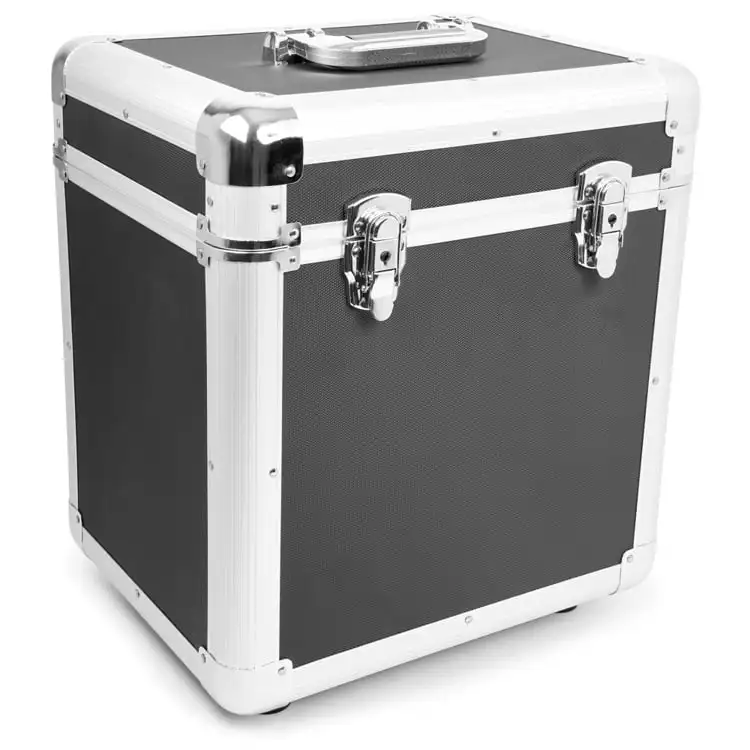 CD Case LP vinyl record storage aluminum tool case CD&LP Storage Box