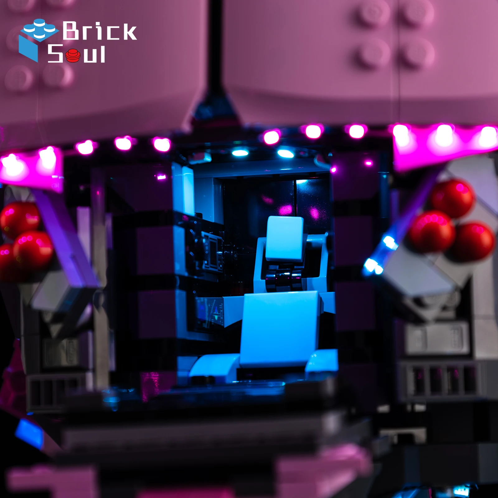 Kit de luz Led para Lego 77078, líder del equipo Mecha, modelo Diy, juego de juguetes, bloques de construcción no incluidos