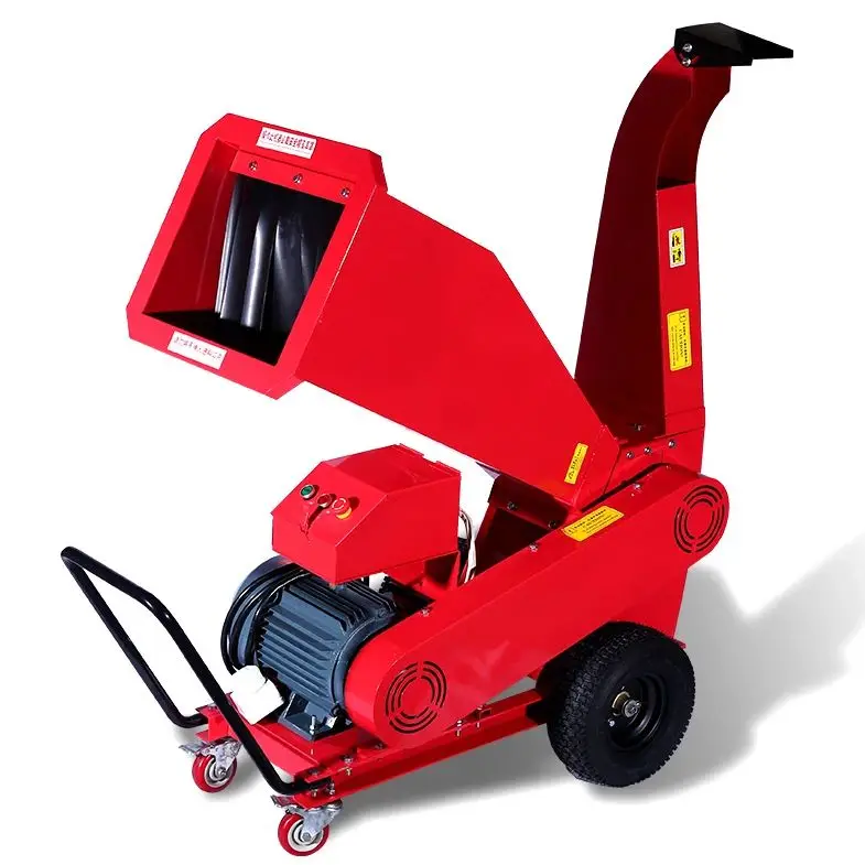 Customized Landscape Wood Chipper Fast Action Engine Driven Shredder For Garden And Estate Work