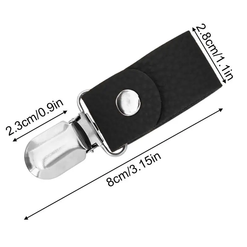 Hat Clip For Travel On Bag PU Leather Cap Holder Outdoor Hat Companion Multifunctional Duckbill Hat Clip For Purse Luggage