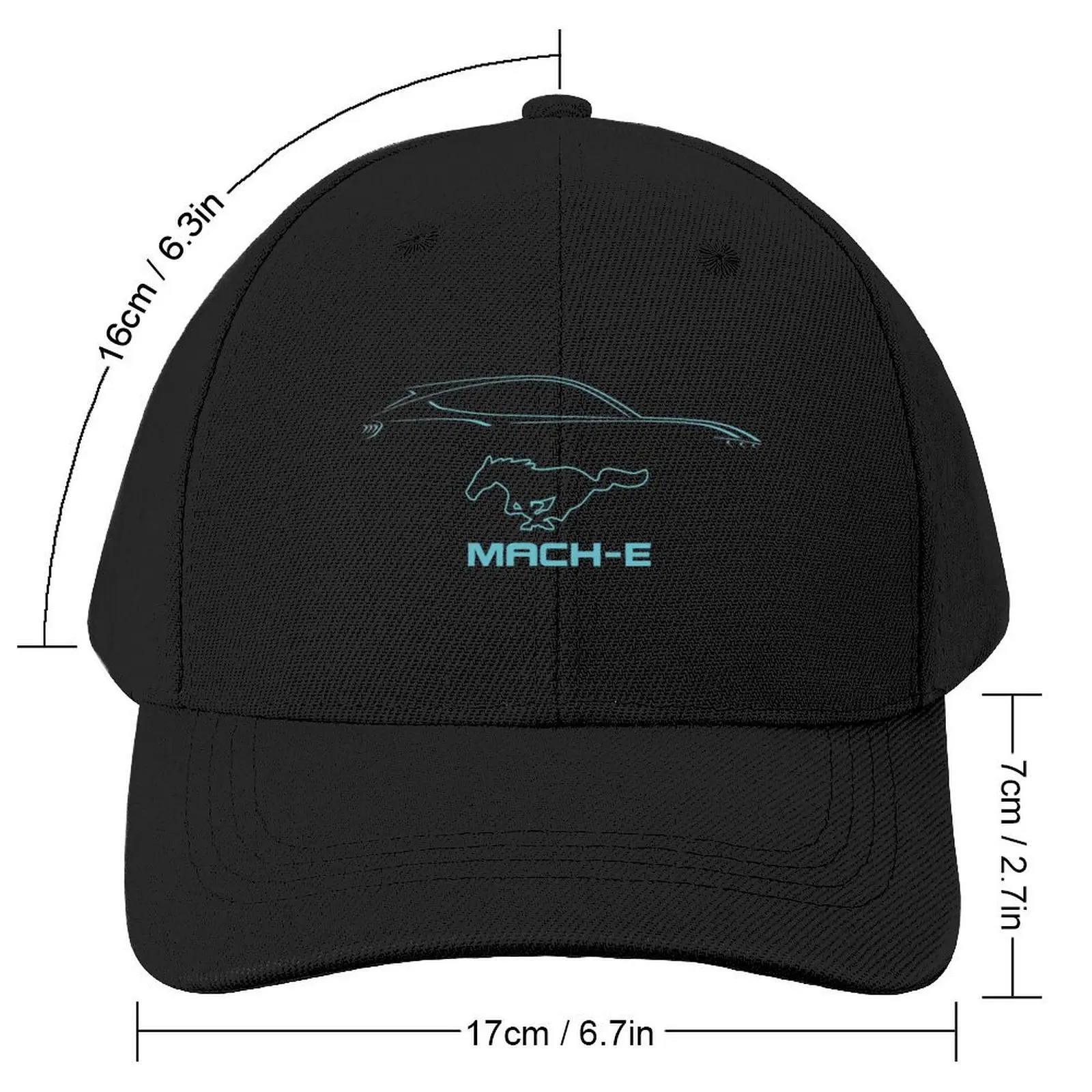 Mustang Mach-E Baseball Cap Designer Hat Sunhat Men Caps Women's