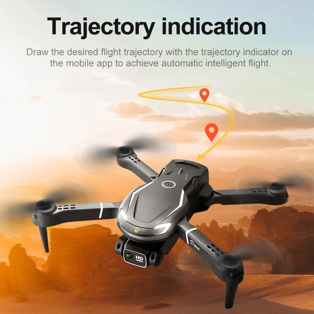 V88 Drone 8K HD Dual Camera  5G GPS Obstacle Avoidance Professional Aerial Photography Remote Control Optical Flow UAV Toy  Gift