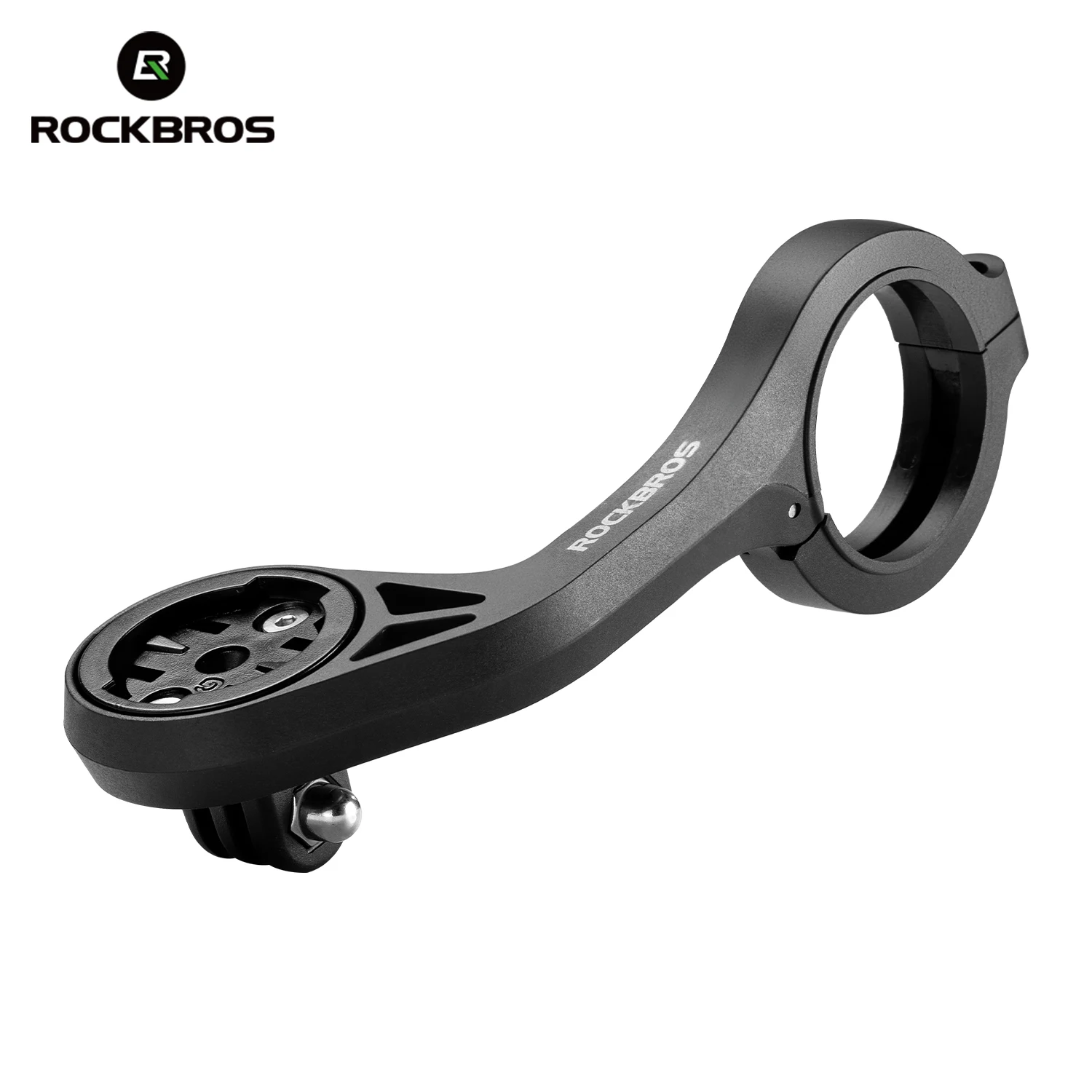 

ROCKBROS Road Bicycle Light Base Nylon One-Piece Mount with Cyclocomputer Extension Handlebar Accessories for Action Cameras