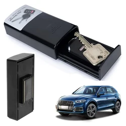 Magnetic Key Holder Under Car Hide Key Box with Strong Magnet Waterproof Magnetic Key Hider Rustproof Magnetic Storage Box