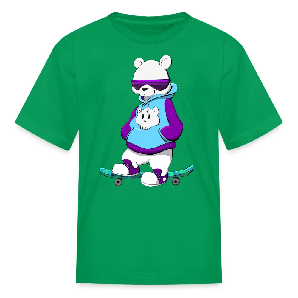 

Chill Skater Skateboarding Polar Bear Kids' T-Shirt