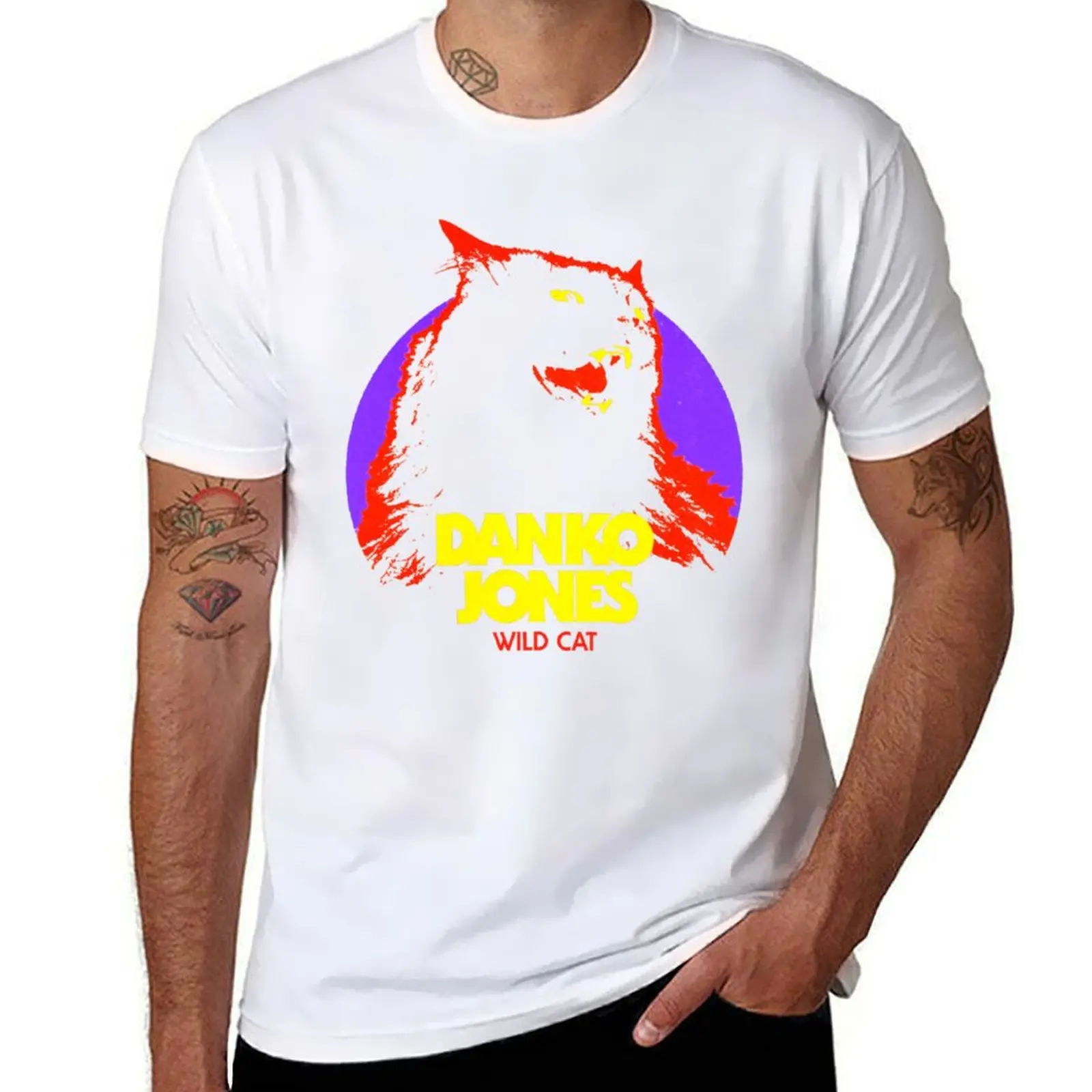 

Danko Jones Wild Cat Underwaist T-Shirt t shirts for man slim fit t shirts for man graphic tees T-Shirt