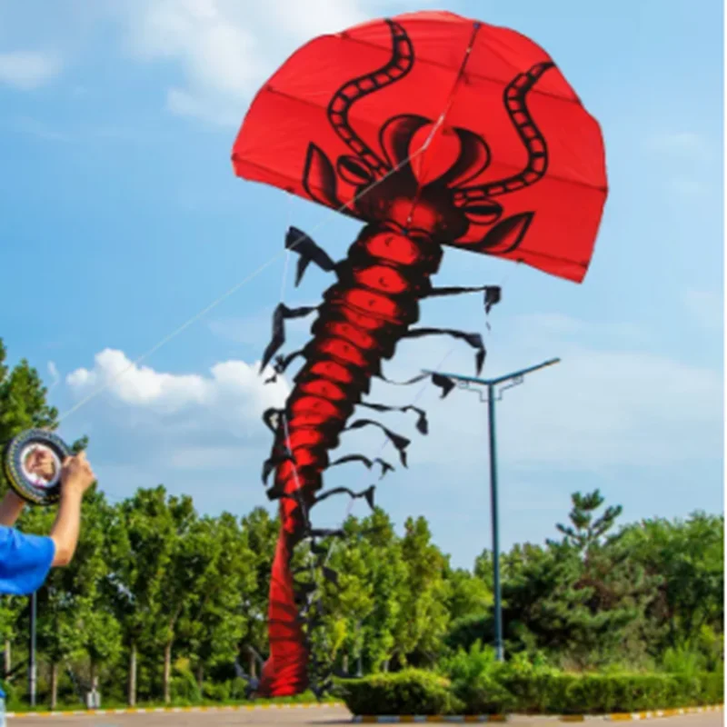 free shipping centipede kite flying adults kites factory professional wind kites line windsurfing sail flying dragon for kids