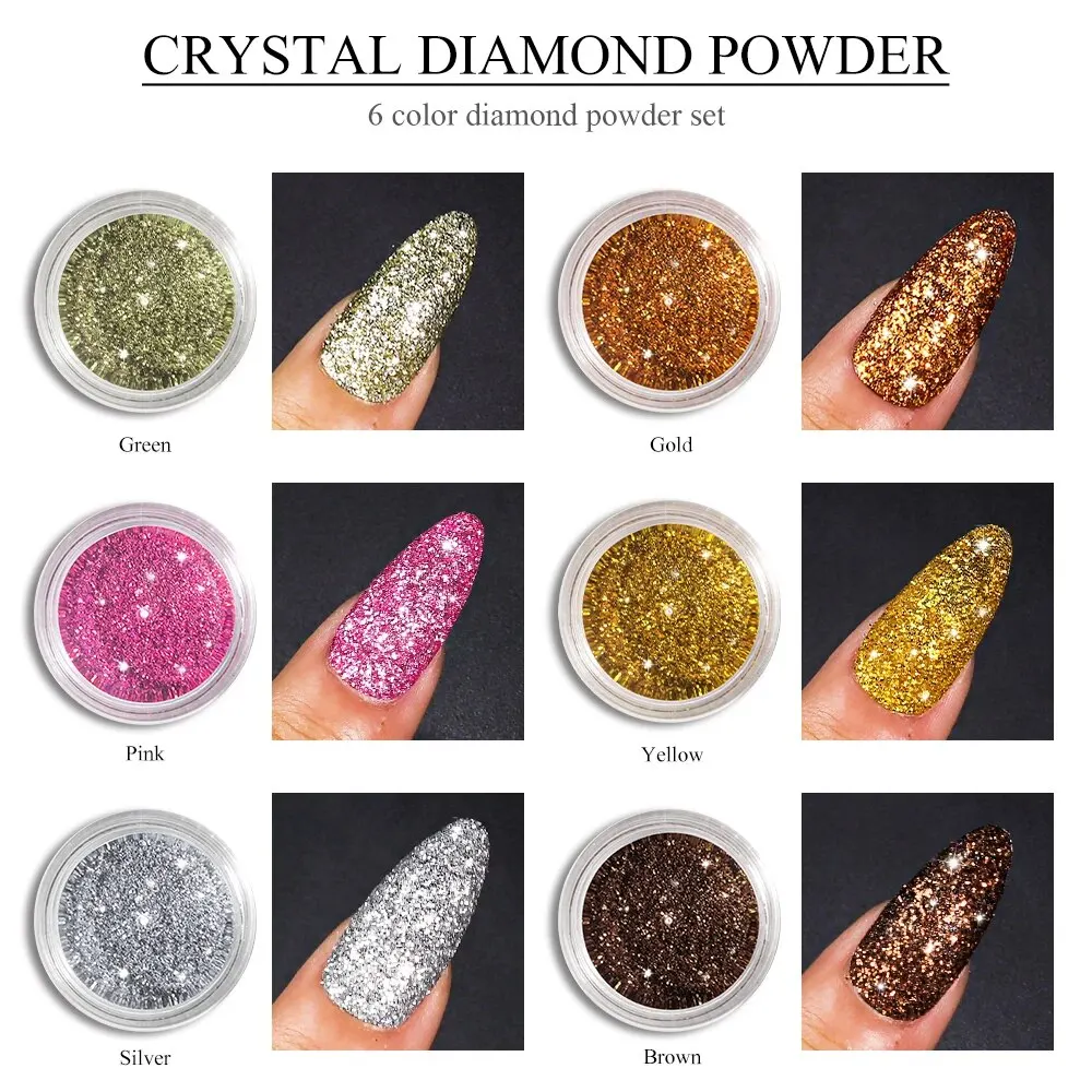 Manucure avec UV Lampe et Ongles Perceuse Glitter Poudre Kit pour Acrylique Ongles Art Accessoires Décoration BRICOLAGE Outils