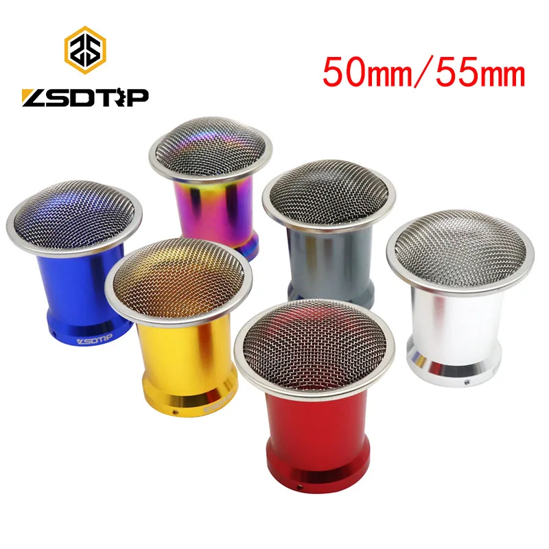 ZSDTAP Motorcycle Carburetor Air Filter Wind Cup With Mesh For Keihin MIKUNI PWK 21-34mm PE 28-30mm