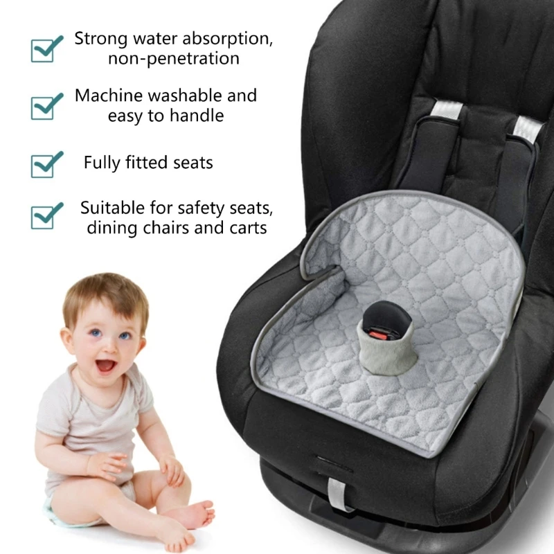 Lightweight Foldable Carseat Cushion Strollers Pad for Kids with Ergonomic Designing and Easy to Clean Fabric Feature