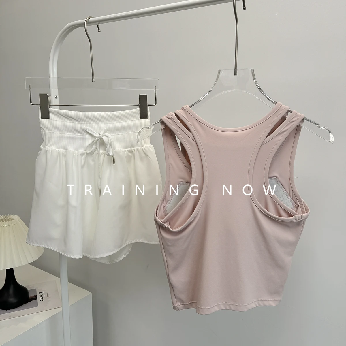 

Running suit for women in summer professional outdoor breathable sports fitness clothing integrated yoga quick-drying vest