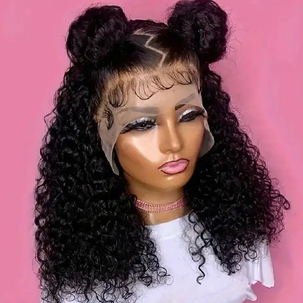 

13x4 Kinky Curly Lace Front Bob Wig Human Hair Short Curly Wigs 180% Glueless Wig Human Hair Ready To Wear Bob Wigs For Woman