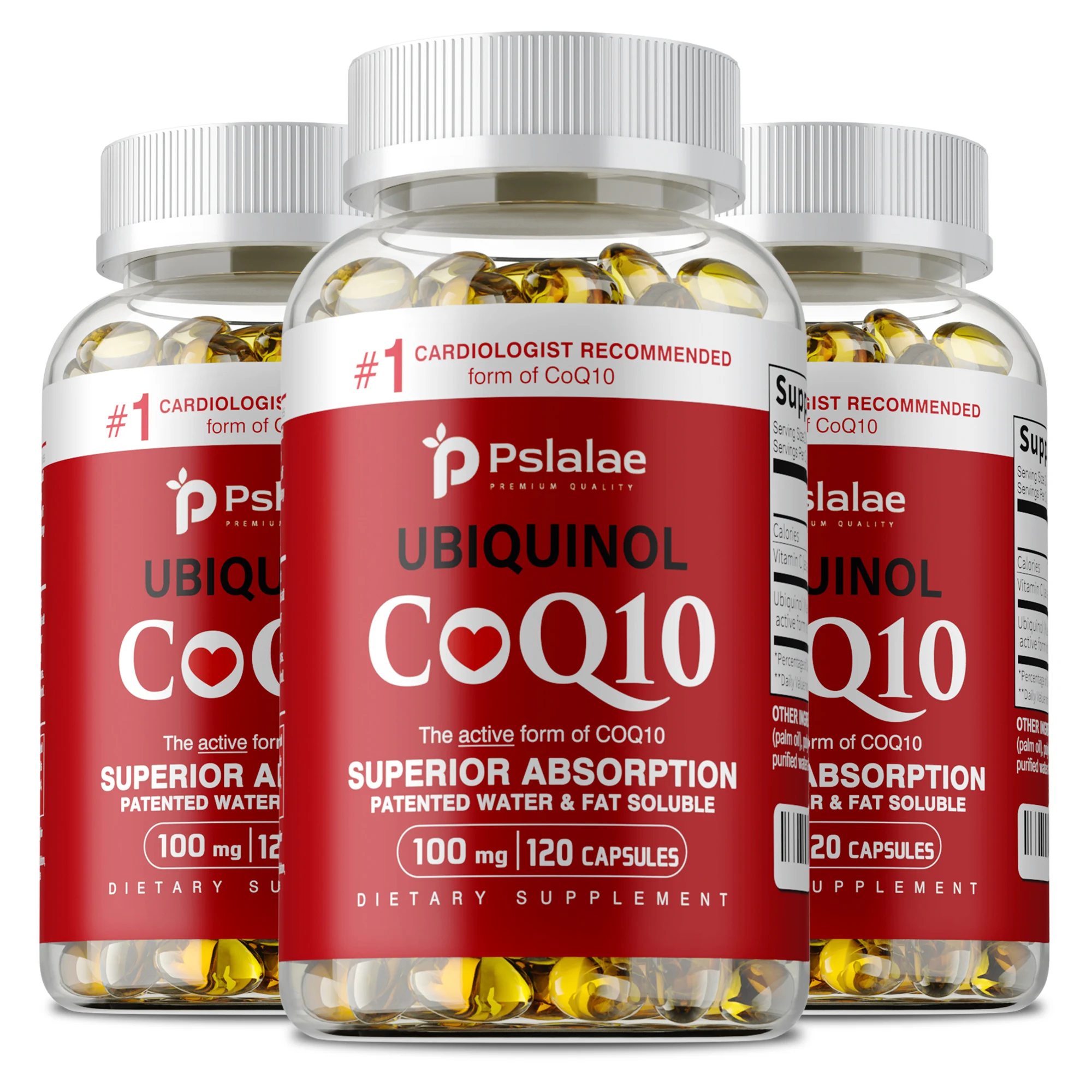 CoQ10 Supplements - High Absorption Coenzyme Q10 for Energy Production, Healthy Aging, Antioxidant
