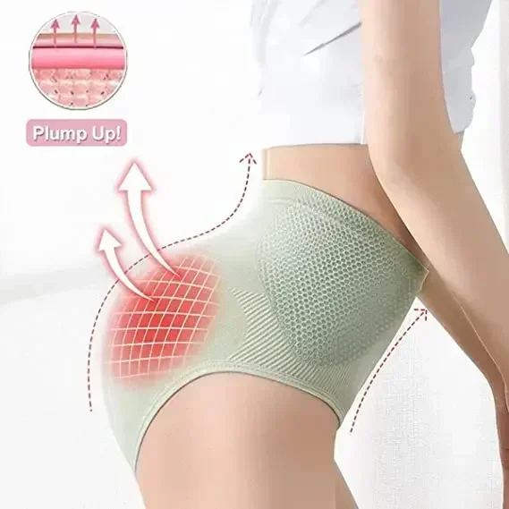 1/2PCS Women High Waist Shaping Panties Breathable Body Shaper Slimming Tummy Underwear Butt Lifter Seamless Panties Shaperwear