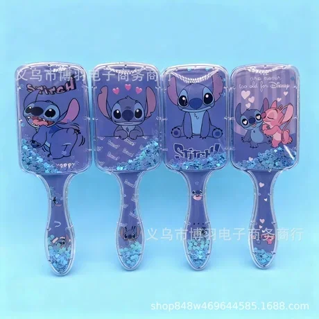 Disney stitch anime merchandise, accessory ornaments, air cushion comb, suitable for styling, gifts, hair‑styling tools