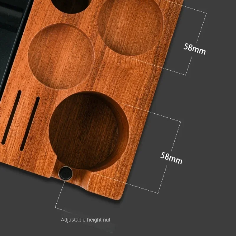 Деревянная корзина для остатков кофе, пресс для металлического порошка, необходимый инструмент Café, отделение для кофейной молоти, съемный блок для утилизации порошка