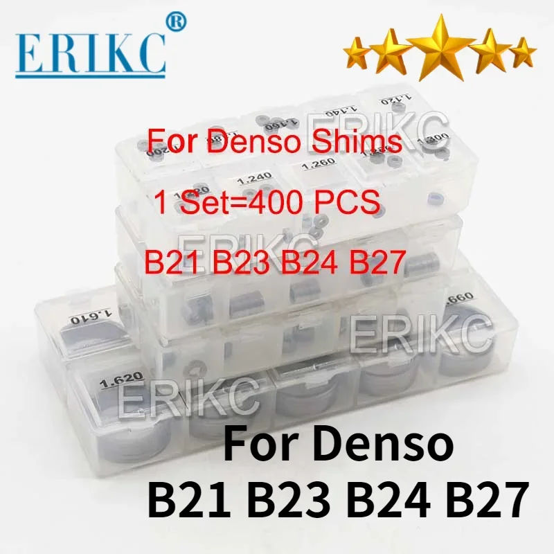 

ERIKC Adjusting Shim B21 B23 B24 B27 Common Rail Injector Adjustment Shim Gasket Washer for DENSO Injectors