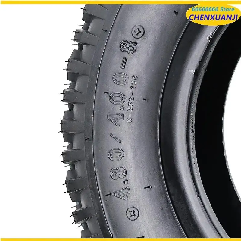 إطارات مفرغة 4.80/4.00-8 الأكثر مبيعًا لسحب المروج والجرارات والشاحنات ومنفاخ الثلج وعربات الجولف ATV وملحقات الإطارات